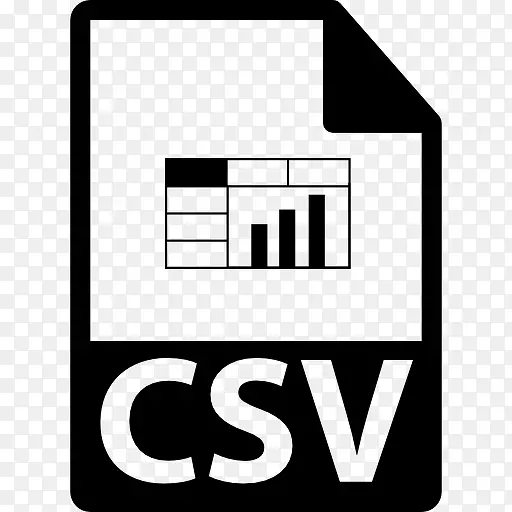 CSV文件格式的符号图标