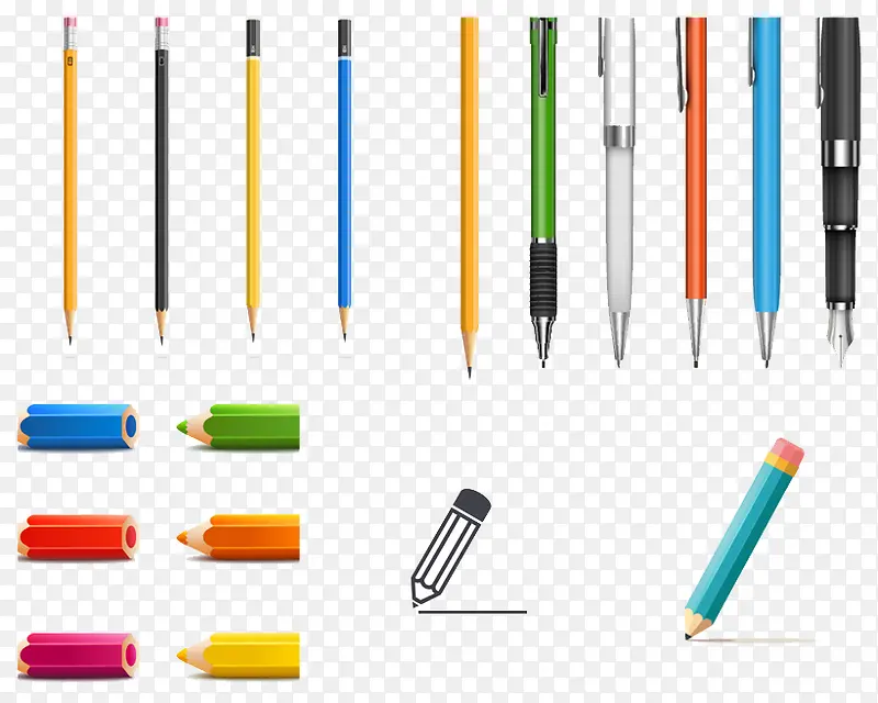 彩色铅笔文具