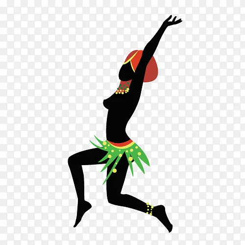 非洲土著跳舞姿势