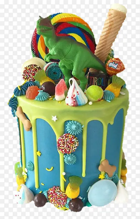 恐龙主题蛋糕