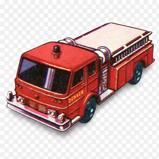 火消防车年代的火柴盒汽车图标