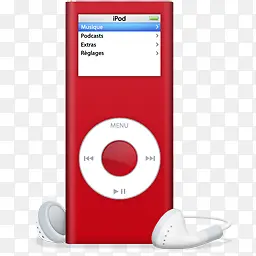 红色艾滋病肖像纳米iPod