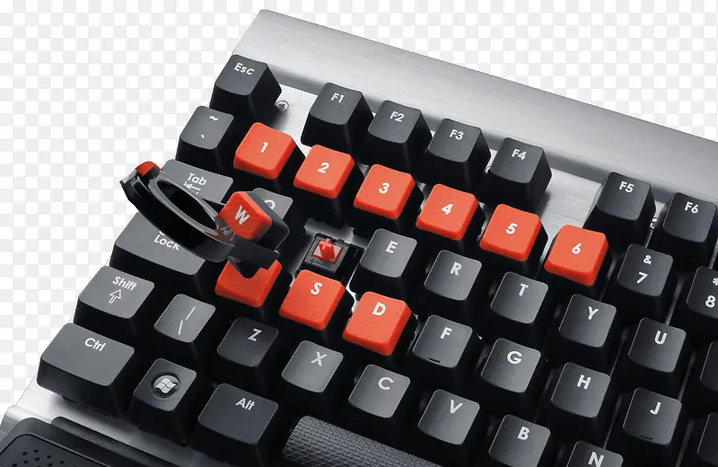 红色按键机械键盘