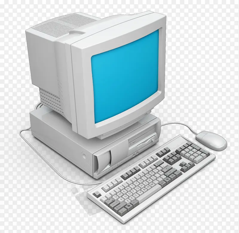 复古台式机电脑