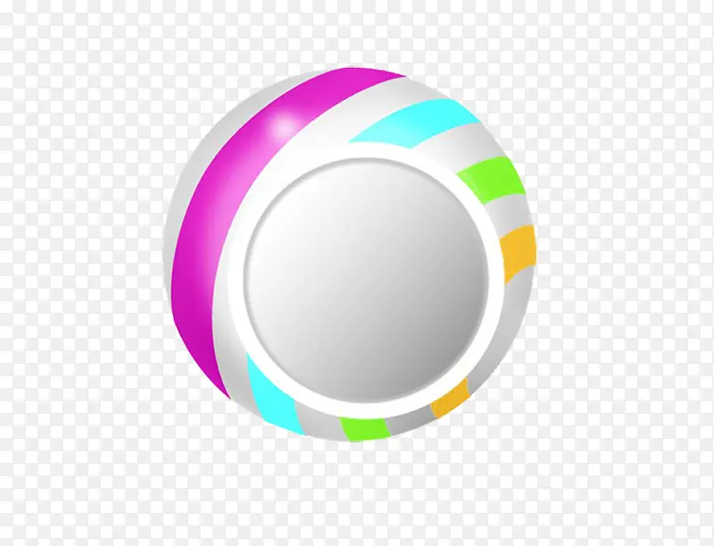 彩色科技圆形圆球