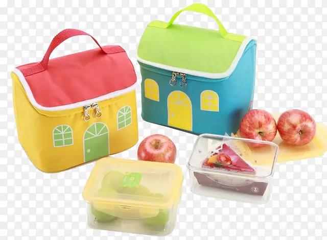 午餐包和水果
