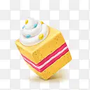 盒子蛋糕甜蜜的cubes-icons