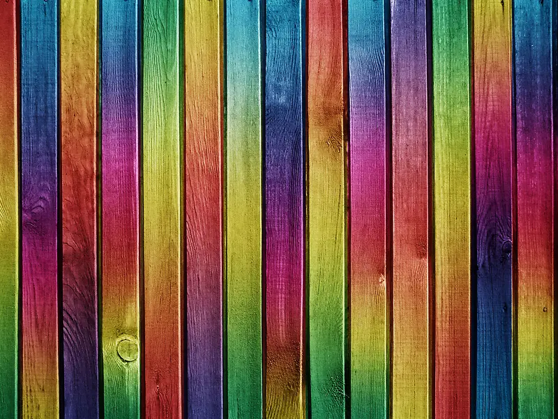 彩色旧木板背景