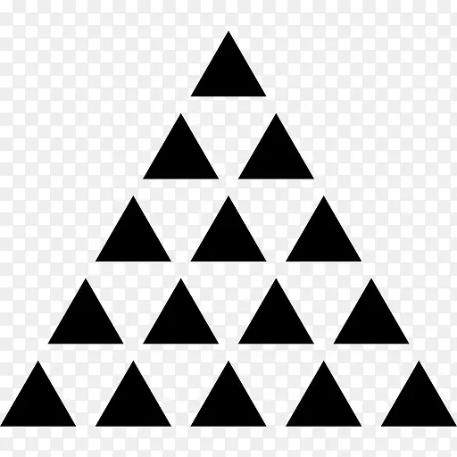 多个三角形，三角形图标