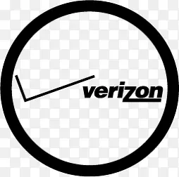 Verizon地铁车站的黑色图标