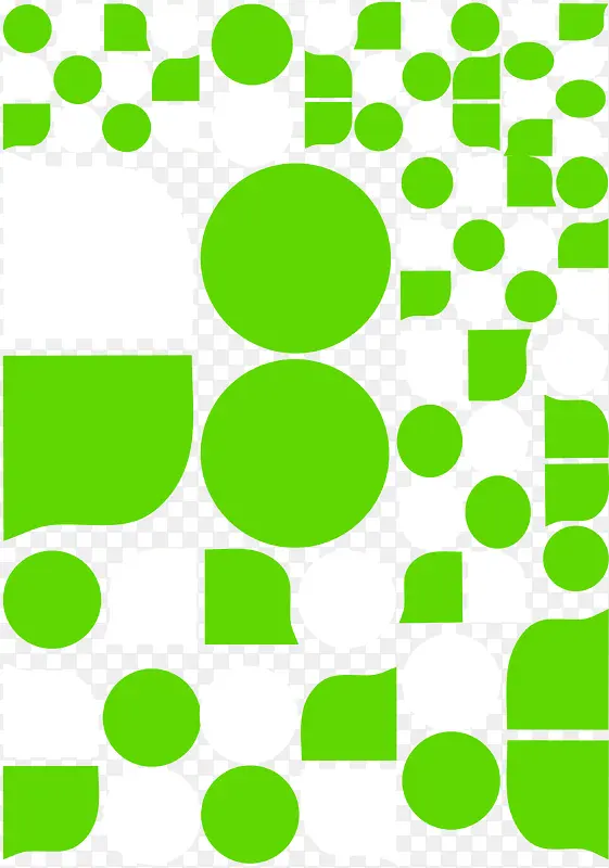 矢量绿色圆形底纹