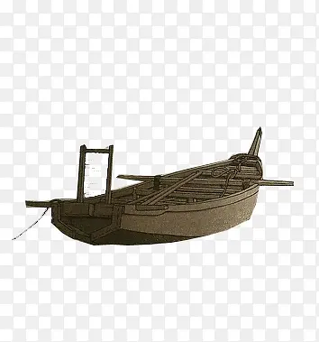 古旧木船