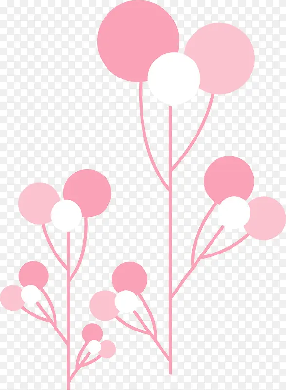 粉色抽象花纹