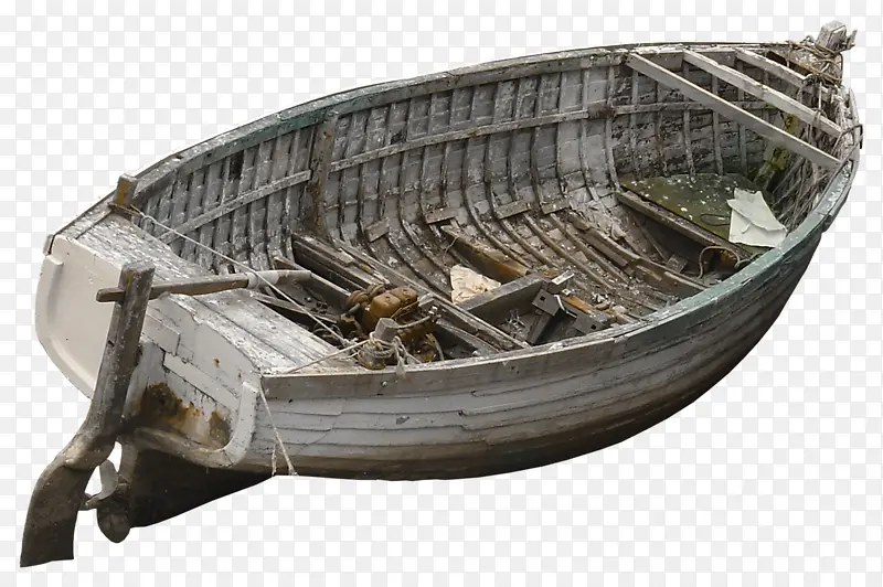 古朴小木船
