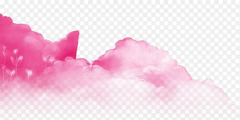 粉色的云彩