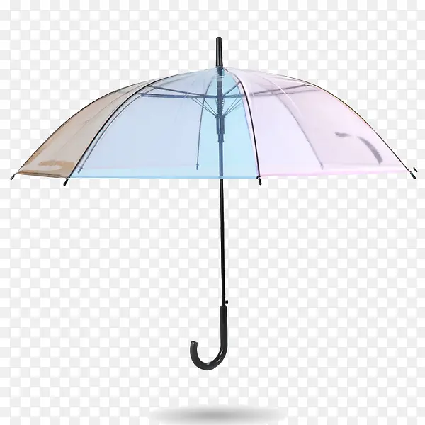 彩色透明伞
