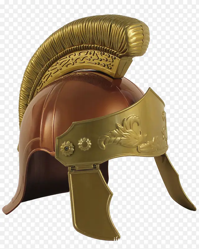 中世纪金色头盔