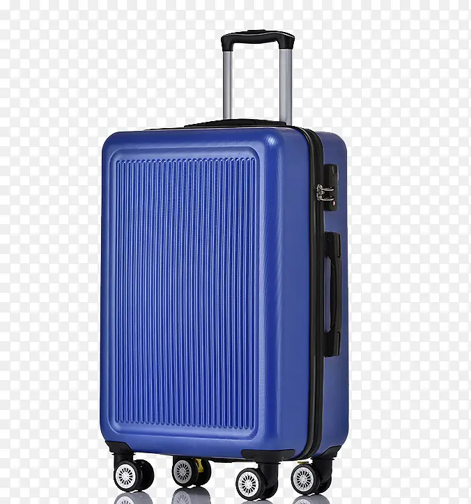 深蓝色行李箱
