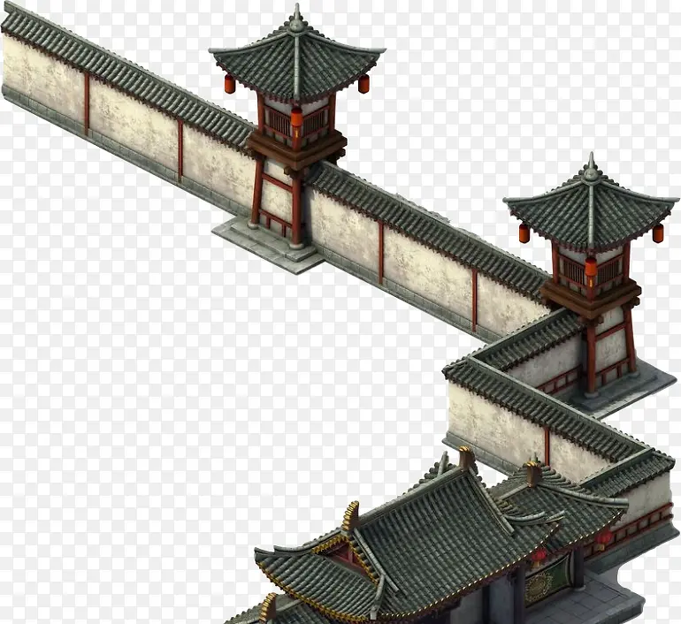 古代围墙门房大气厚重PNG图片素材下载_图片编号8967824-PNG素材网