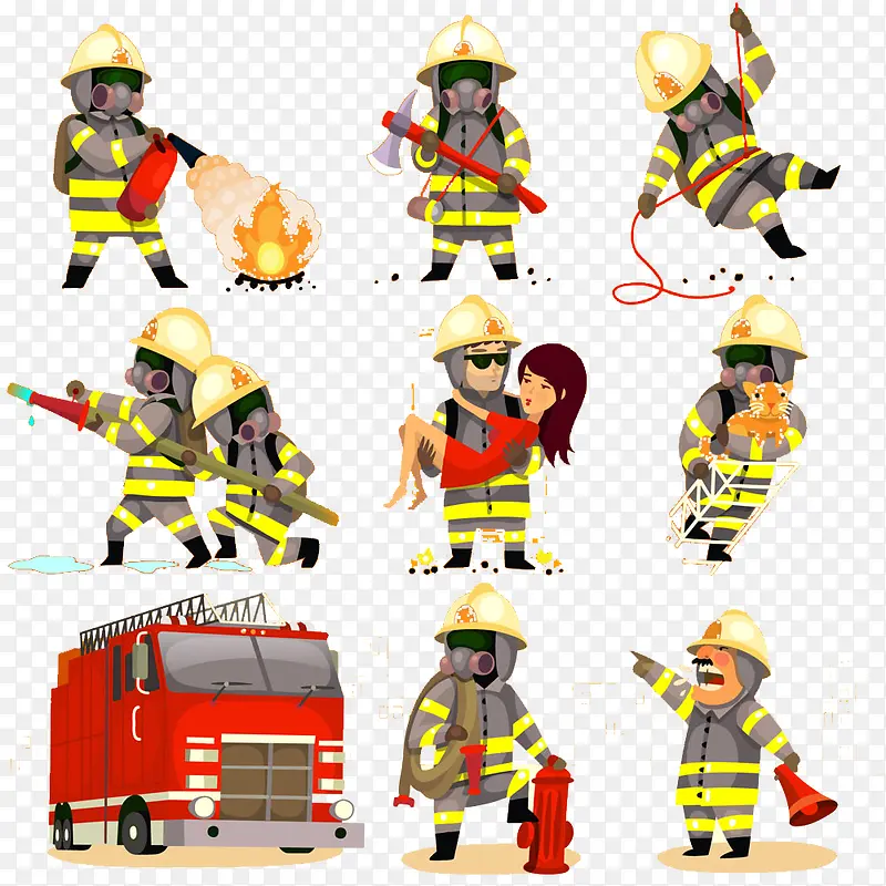 消防组图图片