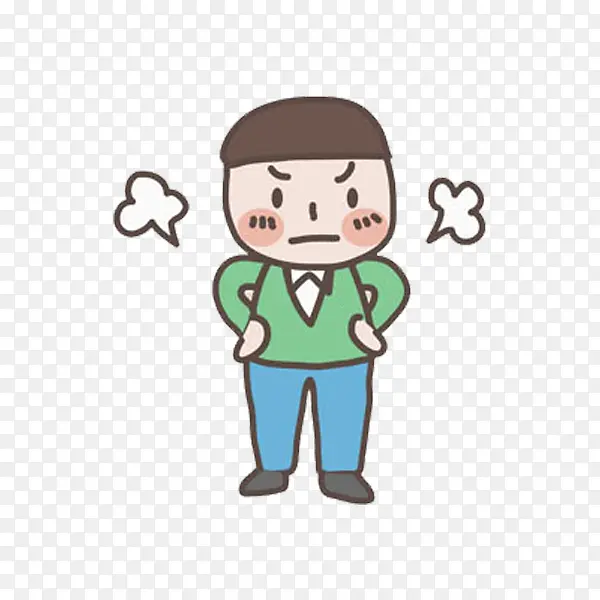 生气青年