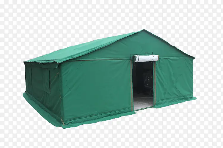 军绿色帐篷