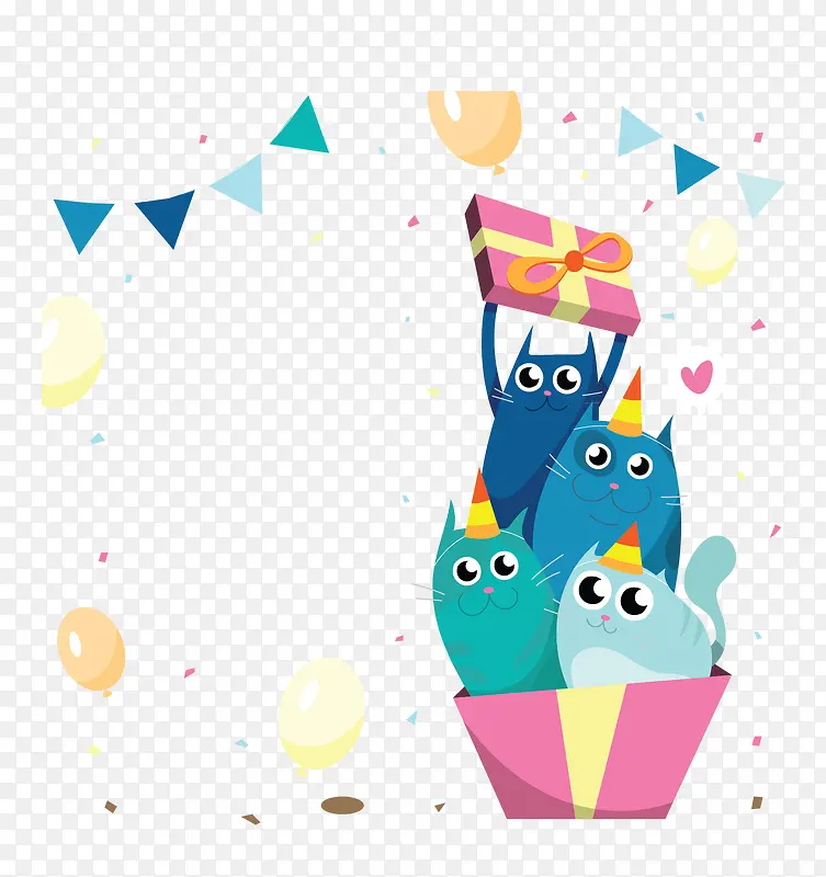 生日礼物卡通猫咪