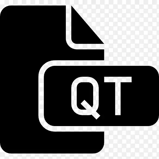 QT文件黑色界面符号图标