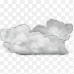 天气许多云状态图标