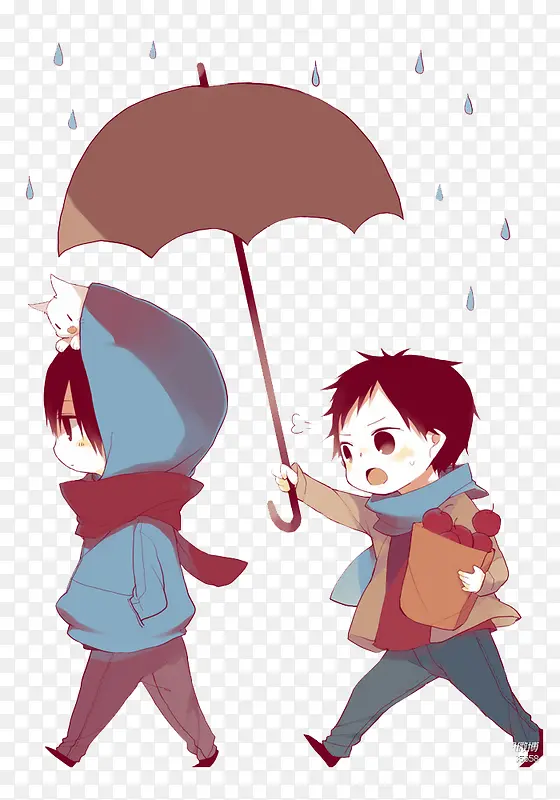 下雨天打伞PNG图片素材下载_图片编号8975229-PNG素材网