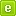 绿色的小写字母e icon