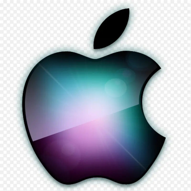 魅惑风格苹果logo