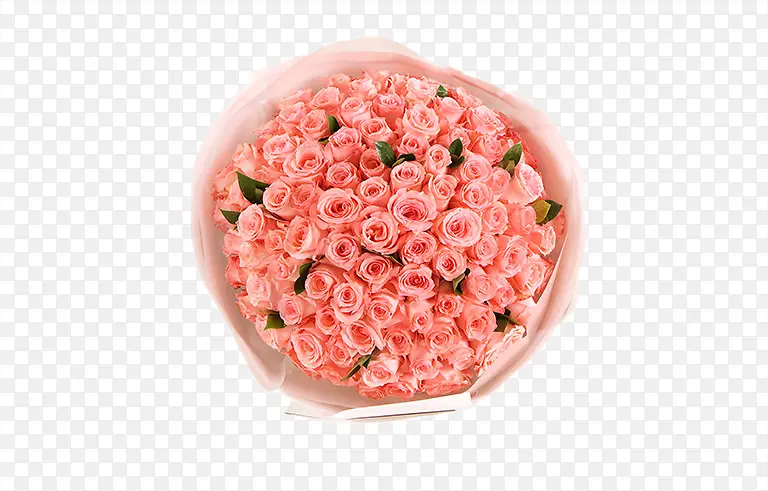戴安娜粉玫瑰99朵花束