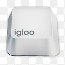 igloo白色键盘按键