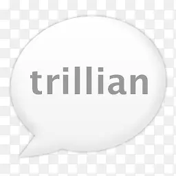 白色对话框trillian
