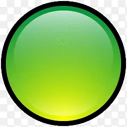 空白按钮绿色图标
