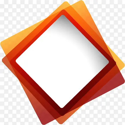 红色正方体边框