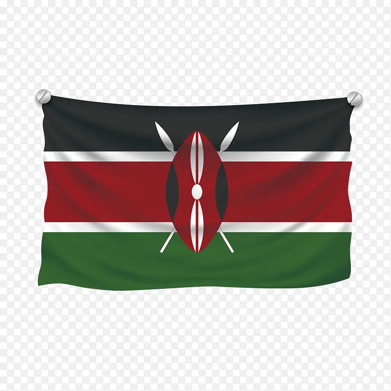 矢量旗标国家肯尼亚