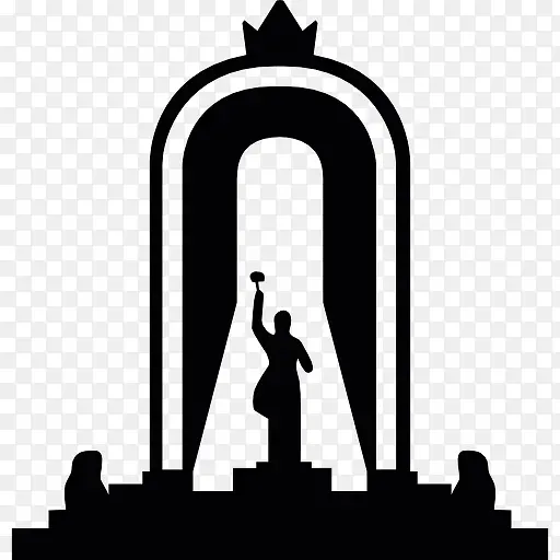 对伊斯摩尔·索摩尼纪念碑，塔吉克斯坦图标