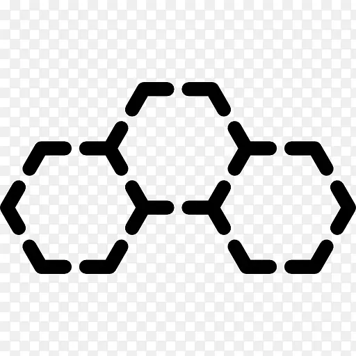 六角形分子图标