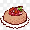 萨伐仑松饼蛋糕patisserie-icons