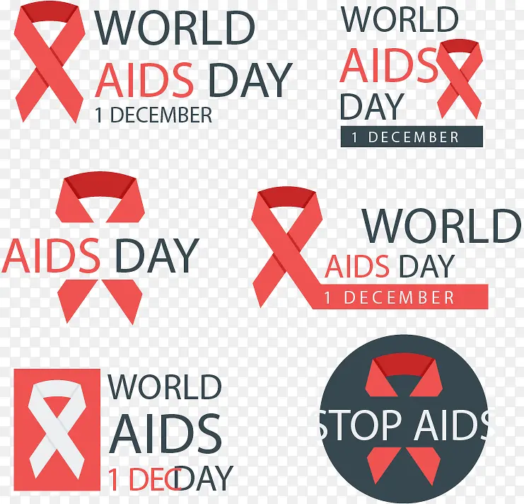 艾滋病日图标