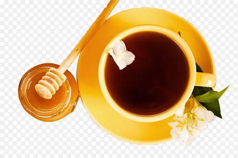 茉莉花茶与蜂蜜