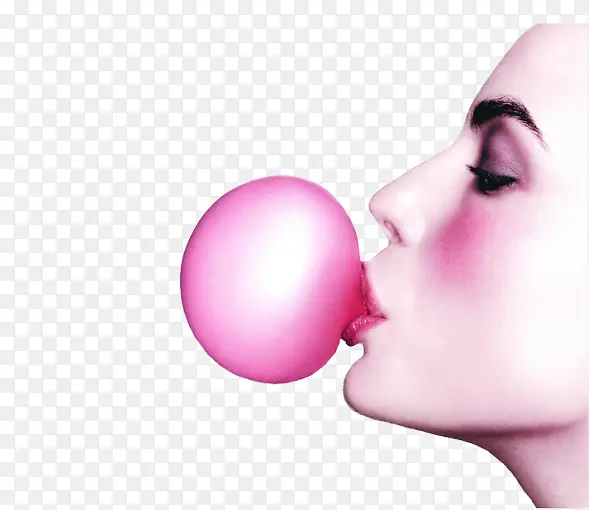 粉色的泡泡素材图片