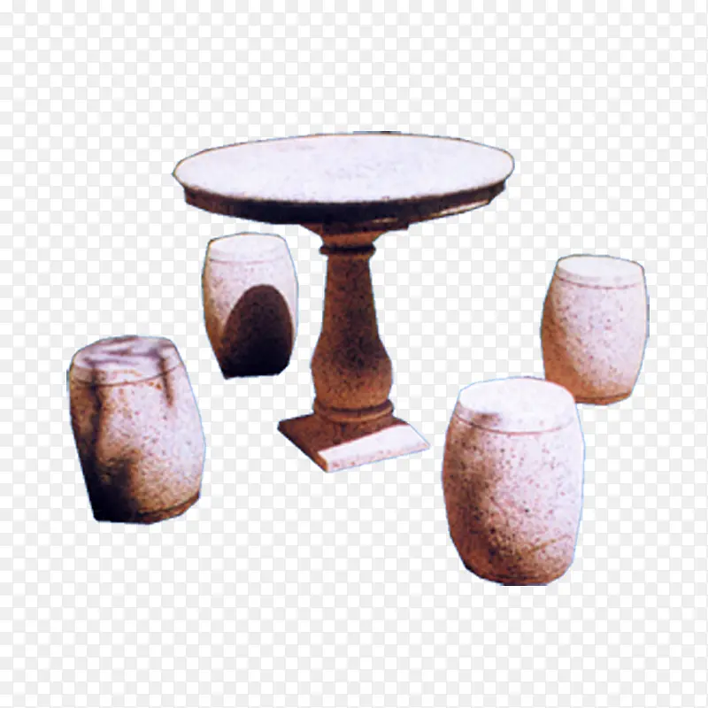 石头石桌素材
