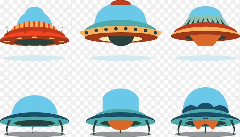 Ufo图标蓝色矢量图PNG图片素材下载_图片编号9014327-PNG素材网