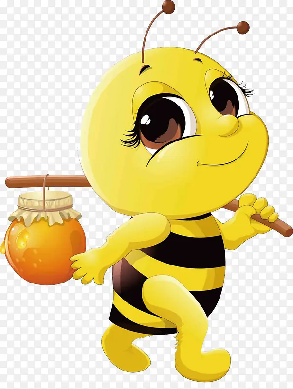 挑蜂蜜的蜜蜂