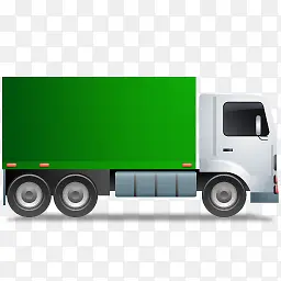 卡车正确的绿色Transpor