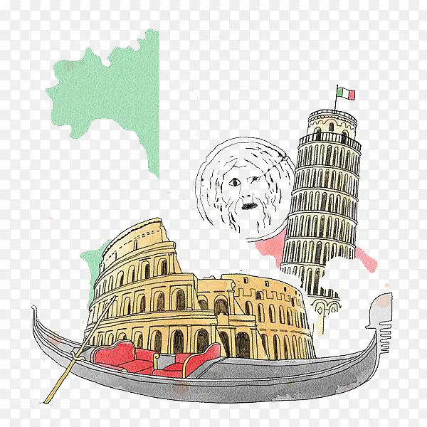 全球地标建筑意大利欧洲