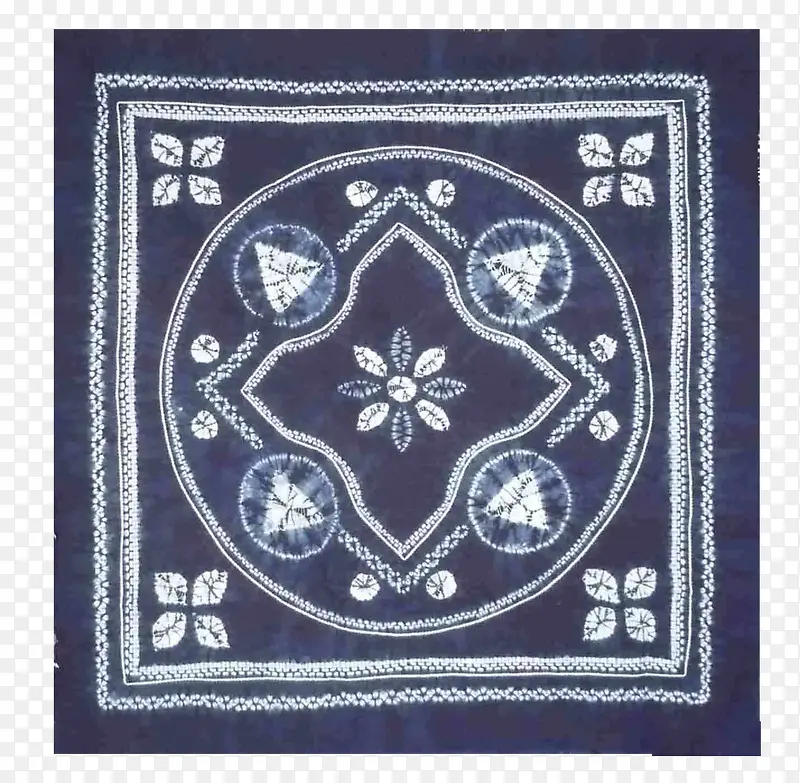 传统装饰蜡染布